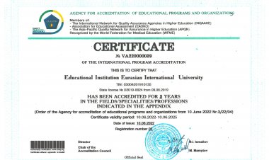 "ААОПО" билим берүү программаларын жана уюмдарын аккредитациялоо боюнча агенттиктин билим берүү ишин көз карандысыз эл аралык аккредитациялоо