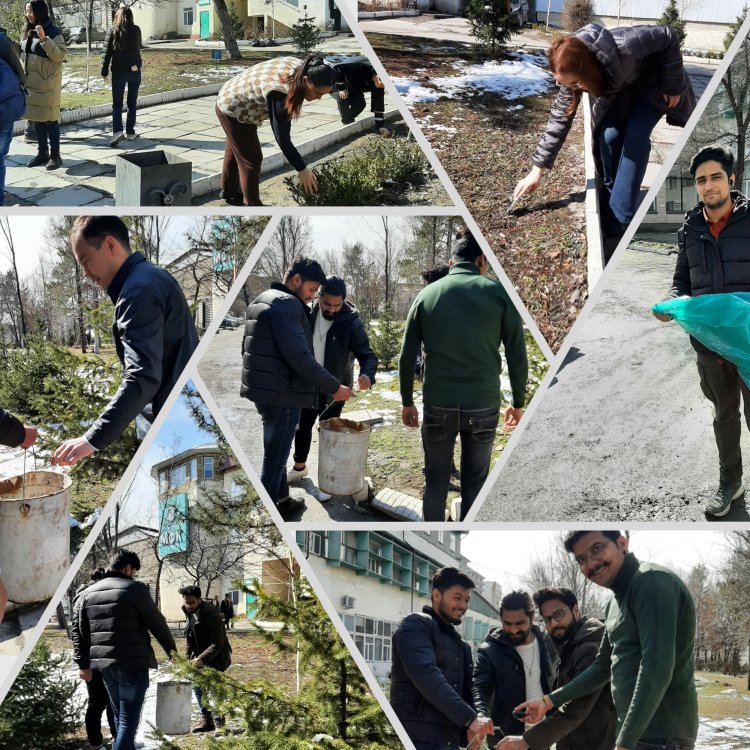 Весенний субботник в ЕМУ!