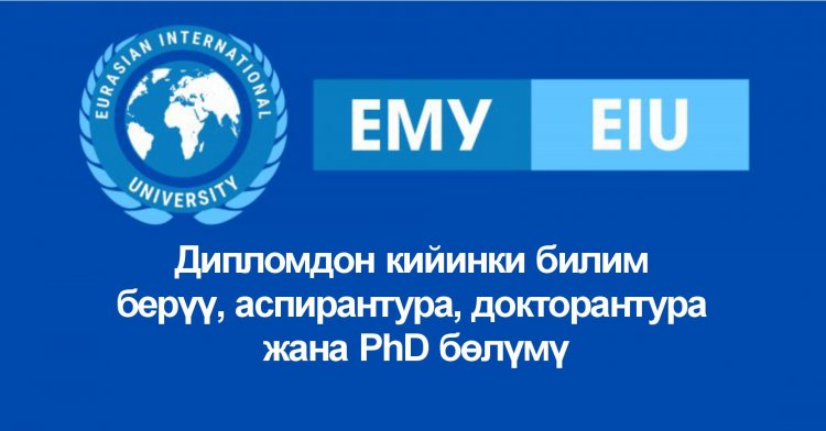 Дипломдон кийинки билим берүү, аспирантура, докторантура жана PhD бөлүмү