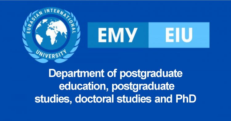 Department of postgraduate education, postgraduate studies, doctoral studies and PhD