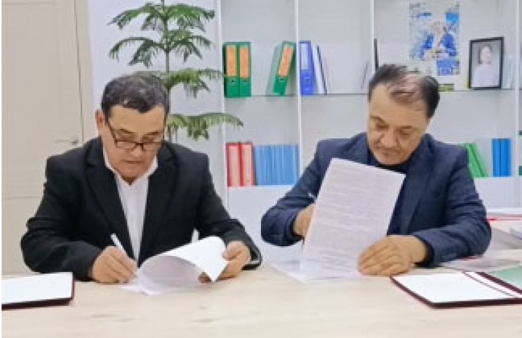 Встреча и меморандум с таджикистанским институтом